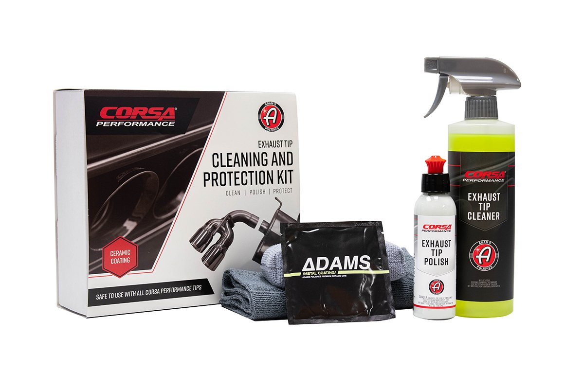 Corsa Performance 3:1 Clean Polish and Protect Exhaust Tip Cleaning Kit Corsa