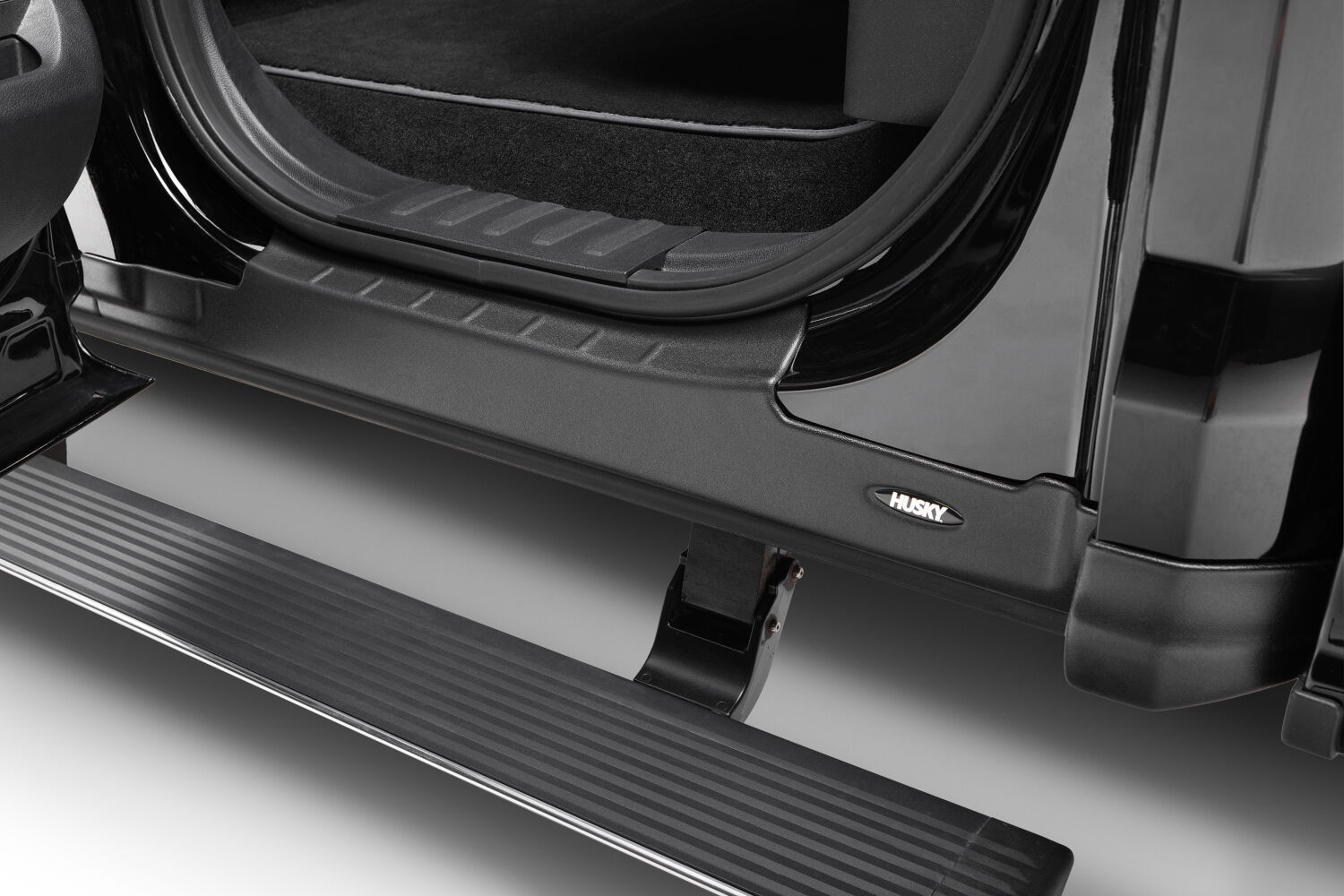 Trail Armor Rocker Panel Black, Incl. Side Panels/Sill Plate Cover For 2015-2022 F-150, F-250 Sup...