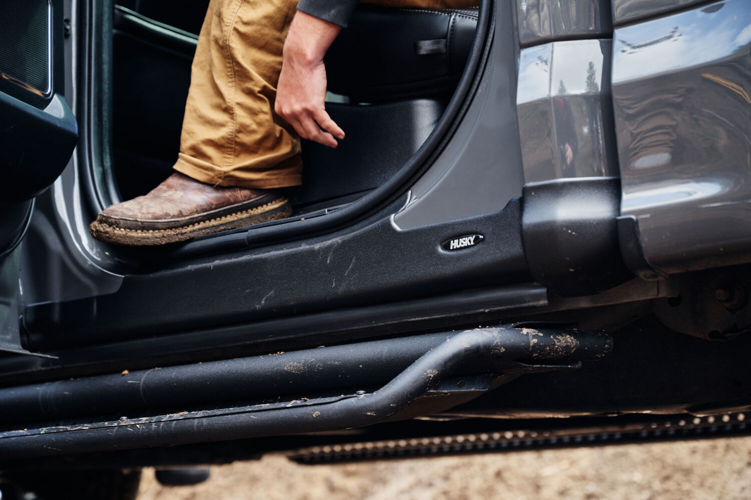 Trail Armor Rocker Panel Black, Incl. Side Panels/Sill Plate Cover For 2019-2023 Ranger Crew Cab ...