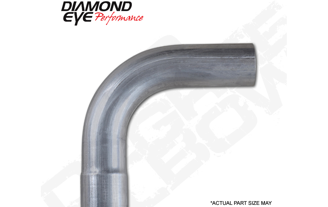 Diamond Eye Performance Exhaust Pipe Elbow 90 Degree L Bend 4 Inch Aluminized Performance Exhaust...