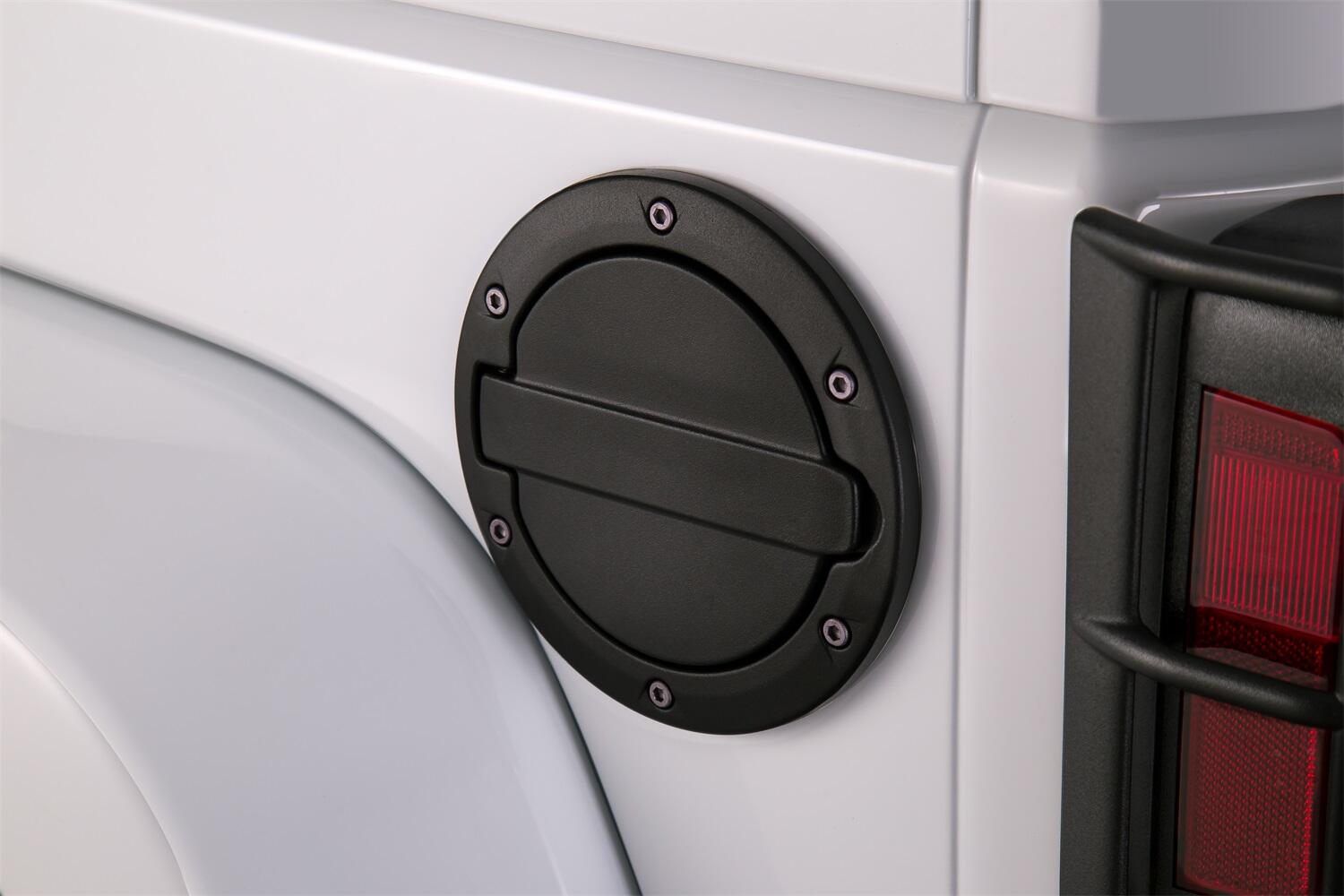 Black Fuel Door For 2007-2018 Jeep Wrangler JK/JK Unlimited 2/4-Door AMP Research