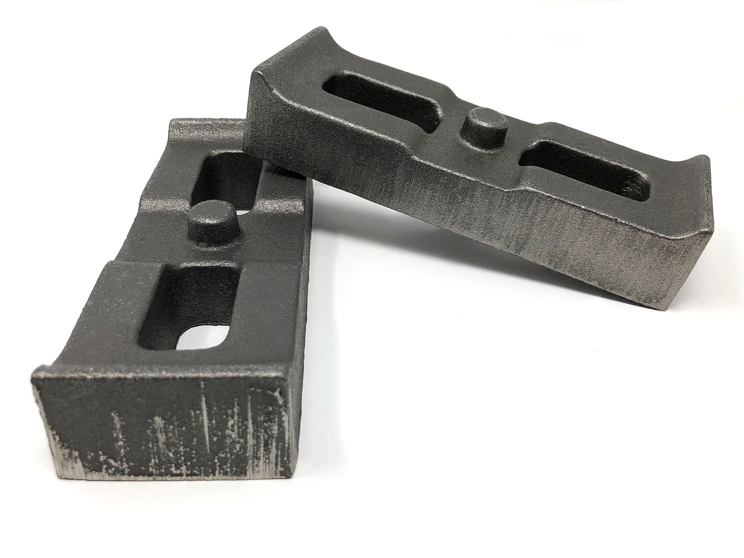 1 Inch Cast Iron Lift Blocks 01-10 Silverado 4WD/GMC Sierra 2500HD/3500HD 4WD Pair Tuff Country