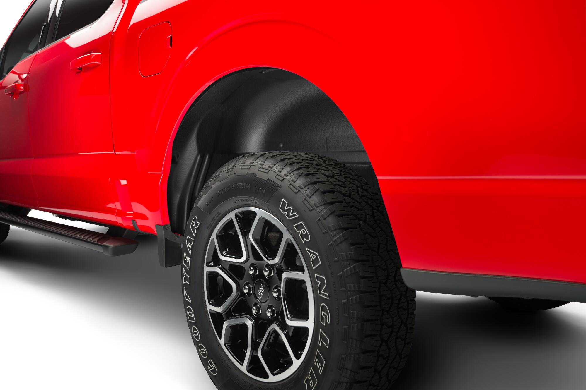 Wheel Well Guards Rear Wheel Well Guards For 2021-2025 F-150 Husky Liners