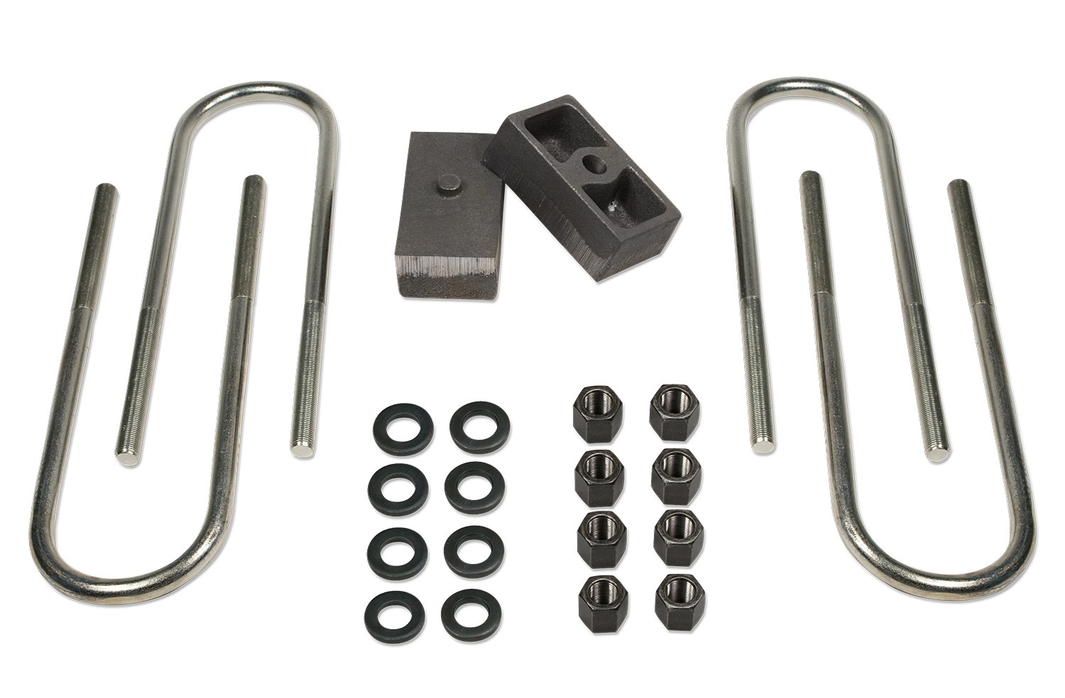 1.5 Inch Rear Block & U-Bolt Kit 73-87 Chevy Truck/GMC Truck/73-91 Suburban/Tahoe/Jimmy 1/2 Ton 4...