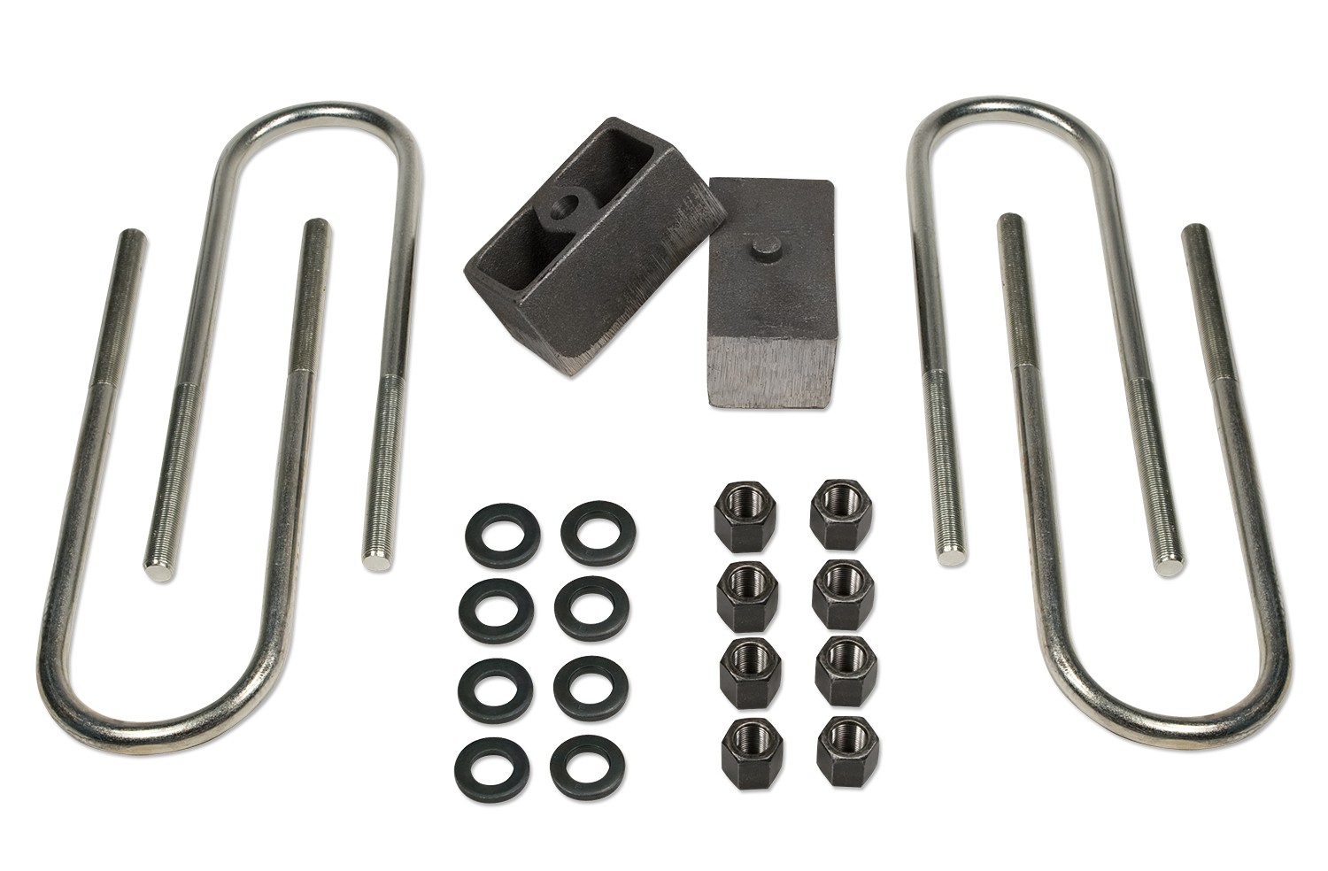 2 Inch Rear Block & U-Bolt Kit 73-87 Chevy Truck/GMC Truck/73-91 Suburban/Tahoe/Jimmy 1/2 Ton 4WD...