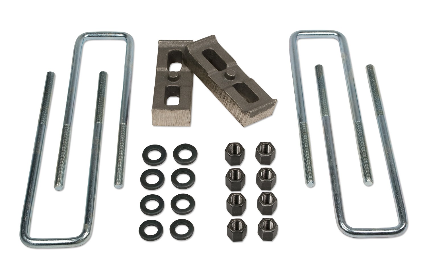 Rear Block & U-Bolt Kit 1 Inch 01-10 Chevy Silverado/Sierra 2500HD 4WD Tuff Country