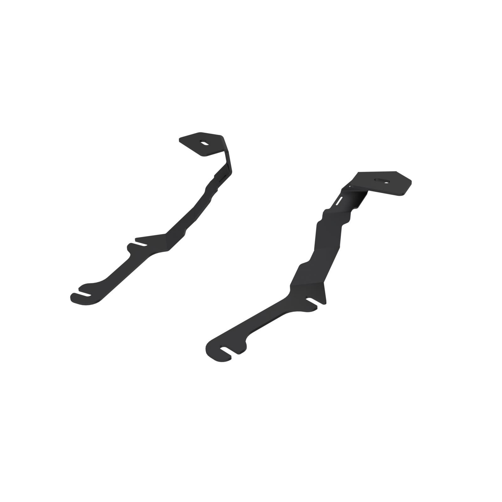 25-Up Ram 1500 RHO, Black-Coated Ditch Light Bracket MBRP